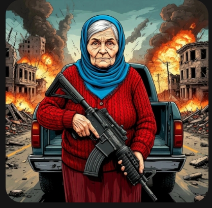 Grandma with machine gun: Apocalypsis game thumbnail